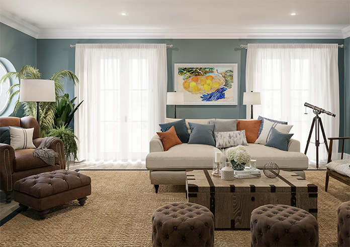 Pavia Voile, White Primrose - Made to Measure Curtains - Image 16